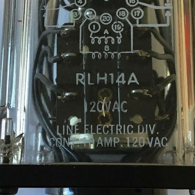 LINE ELECTRIC RLH14A RELAY 120VAC 10A