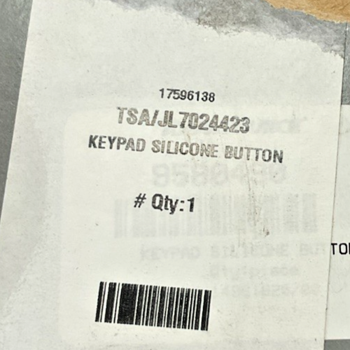 JLG JL7024423 SILICONE KEYPAD BUTTON