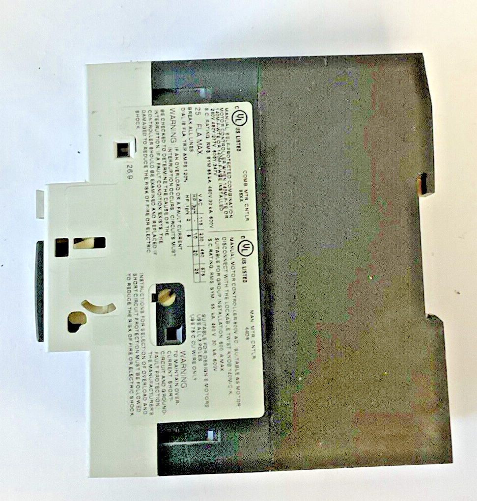 ALLEN-BRADLEY 140M-F8E-C25 MOTOR PROTECTOR CIRCUIT BREAKER SER.C