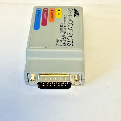 ALLIED TELESYN INTERNATIONAL AT-210TS CENTRECOM TRANSCEIVER IEEE 802.3 12VDC