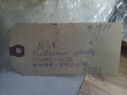 NSK W4004-308Z-C1Z 05M5-0016 WHEELHEAD X-AXIS BALLSCREW W4004