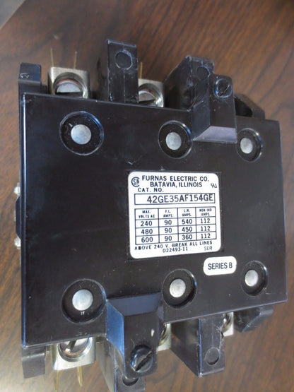 FURNAS 42GE35AF154GE CONTACTOR 240V COIL, 110/120V 3P NEW SURPLUS TRANE CTR-0538