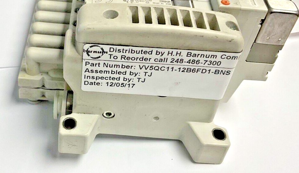 SMC VV5QC11-12B6FD1-BNS MANIFOLD VQC1100-51(10) VQC1400-51(2)