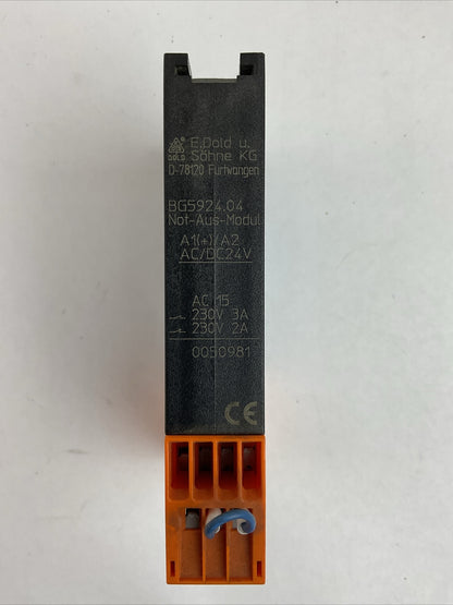 E. DOLD BG5924.04 SAFETY RELAY