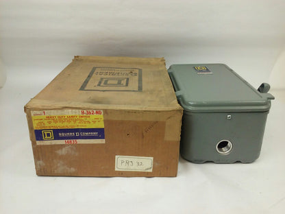 SQUARE D H362ND, H-362-ND SER D1 MISSING LOCKING LATCHES 60A 480V 3PH RAINTIGHT