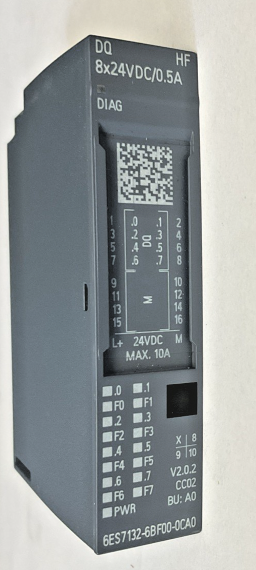 SIEMENS 6ES7 132-6BF00-0CA0 DIGITAL OUTPUT MODULE 24VDC 4A 8x24VDC/0.5A