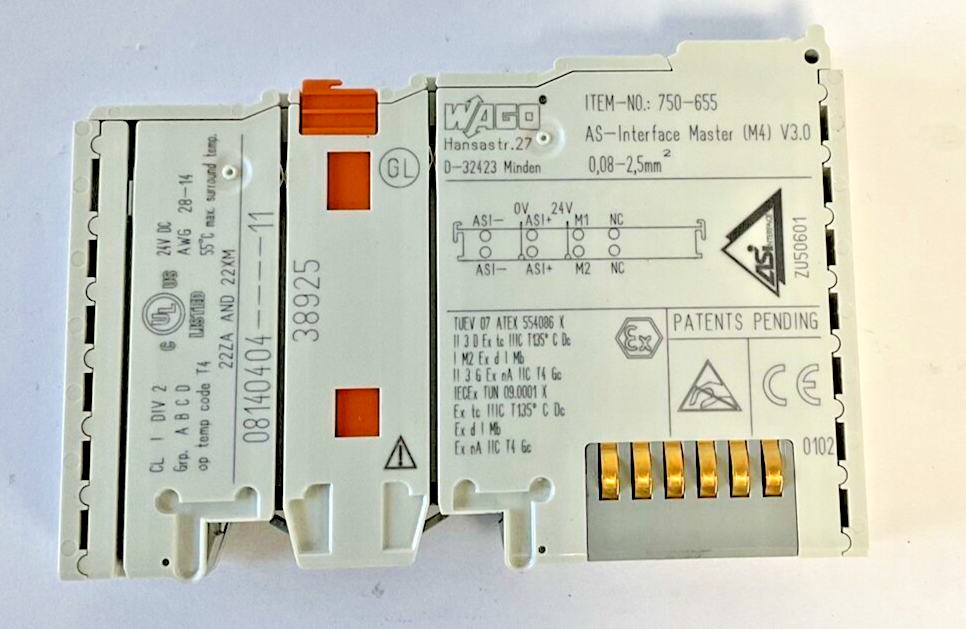 WAGO 750-655 OUTPUT MODULE 8 CHANNEL  24VDC