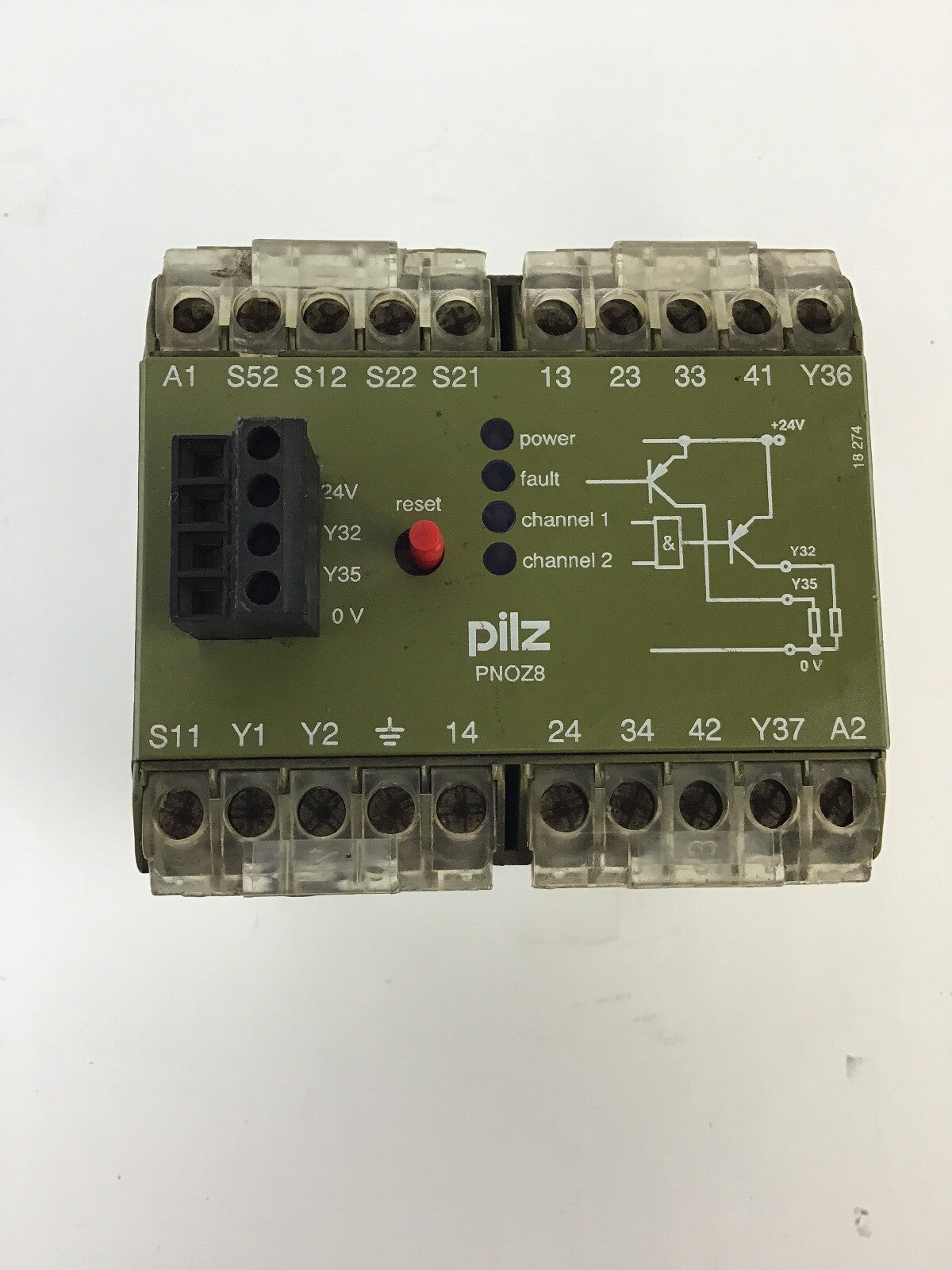 PILZ PNOZ8 SAFETY RELAY 120VAC 6VA 50-60Hz
