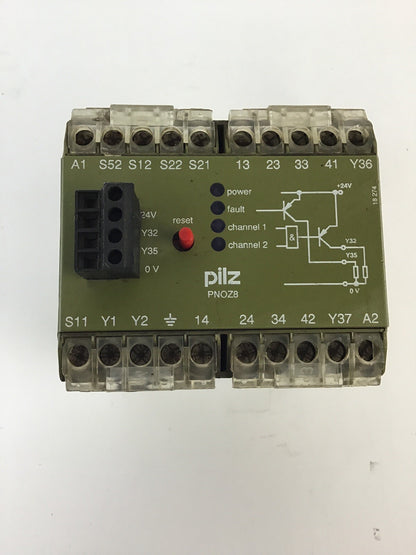 PILZ PNOZ8 SAFETY RELAY 120VAC 6VA 50-60Hz