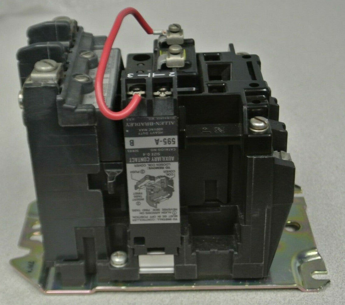 ALLEN-BRADLEY 500F-AOB920 / AC CONTACTOR / SIZE 0 / 2-POLE / NO CONTACTS