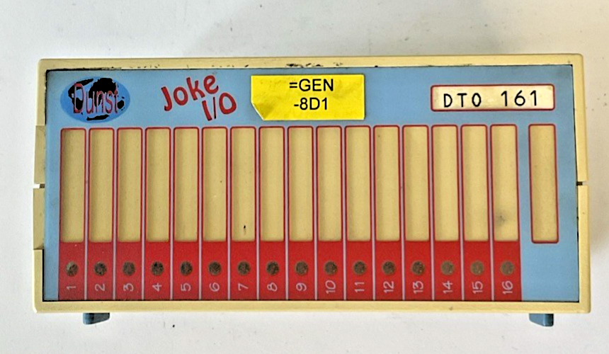 DUNST DT0 161 JOKE I/O PLC MODULE 05-007-161 HW: 1.2