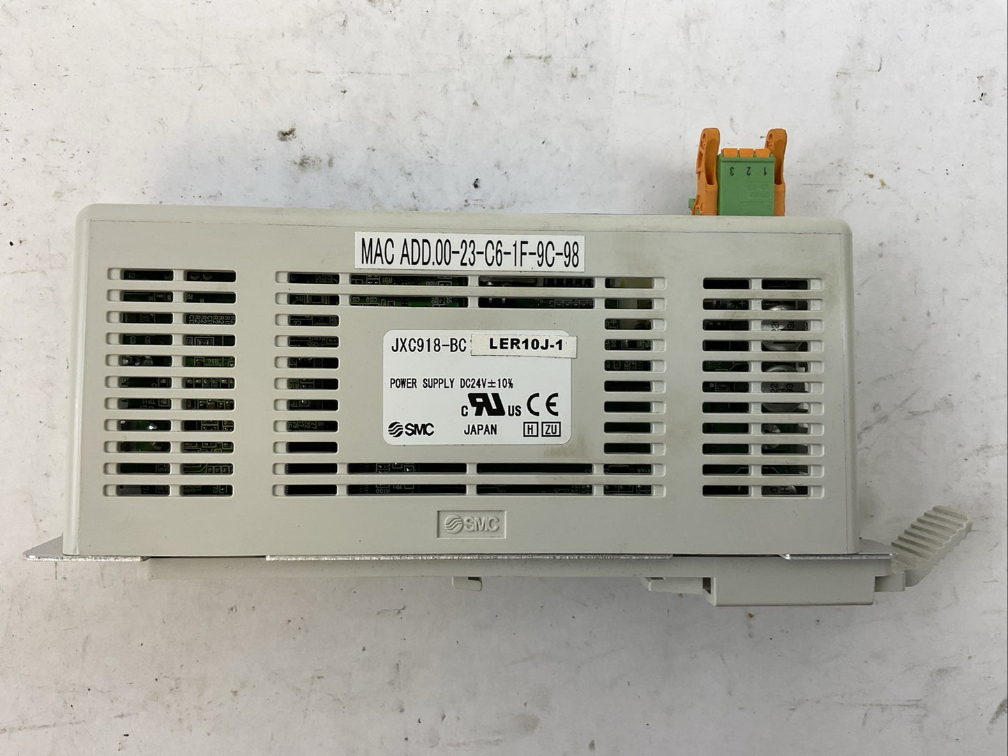 SMC JXC918-BCLER10J-1 ETHERNET/IP ELECTRIC ACTUATOR CONTROLLER 24VDC