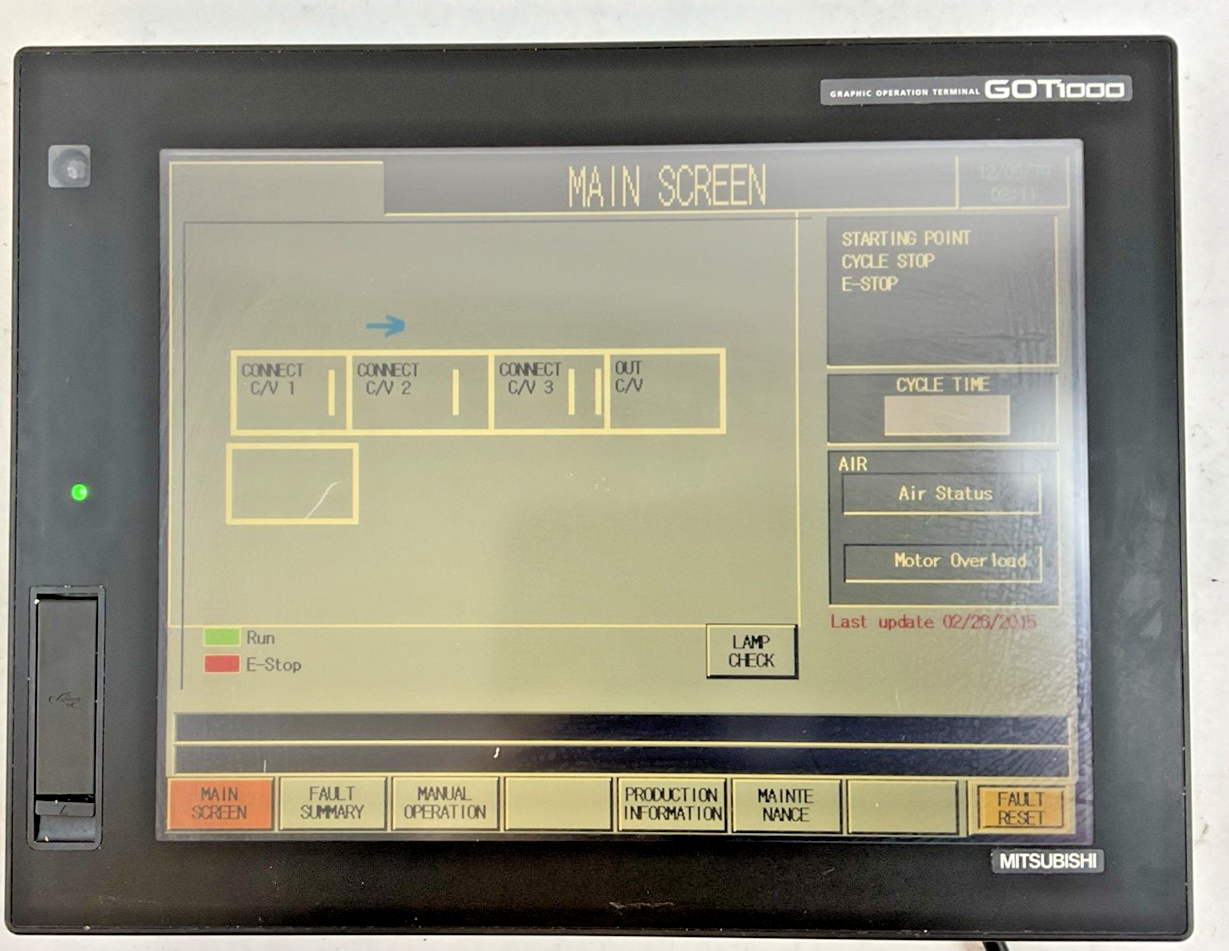 MITSUBISHI GT1685M-STBD GRAPHIC OPERATIONAL TERMINAL GOT1000 24VDC 40W