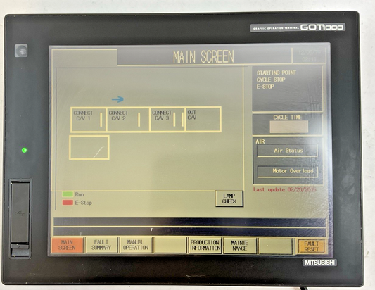 MITSUBISHI GT1685M-STBD GRAPHIC OPERATIONAL TERMINAL GOT1000 24VDC 40W