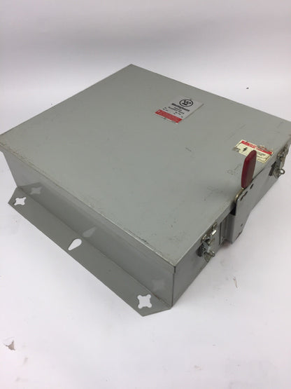 WESTINGHOUSE RDSN6030 SWITCH MAX AMP 30 MAX VOLT 600AC 250DC TYPE 3R RAINPROOF