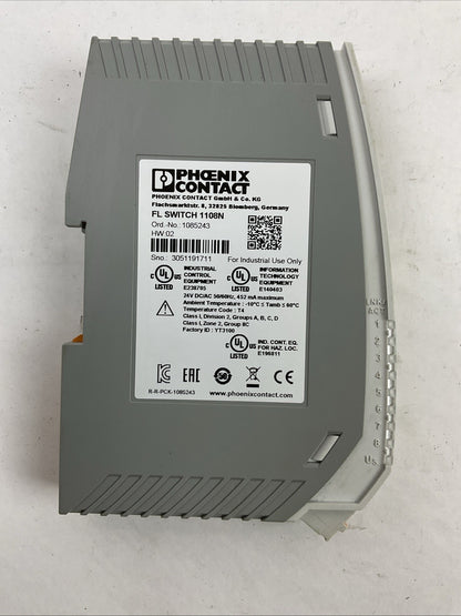 PHOENIX FL SWITCH 1108N 8-PORT ETHERNET SWITCH