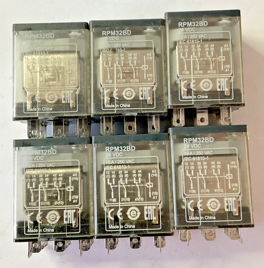 SCHNEIDER ELECTRIC RPM32BD RELAY 24VDC ***LOTOF6***