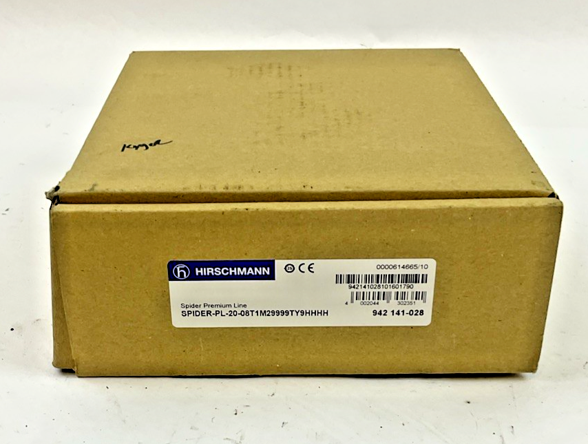 HIRSCHMANN SPIDER-PL-20-08T1M29999TY9HHHH ETHERNET SWITCH