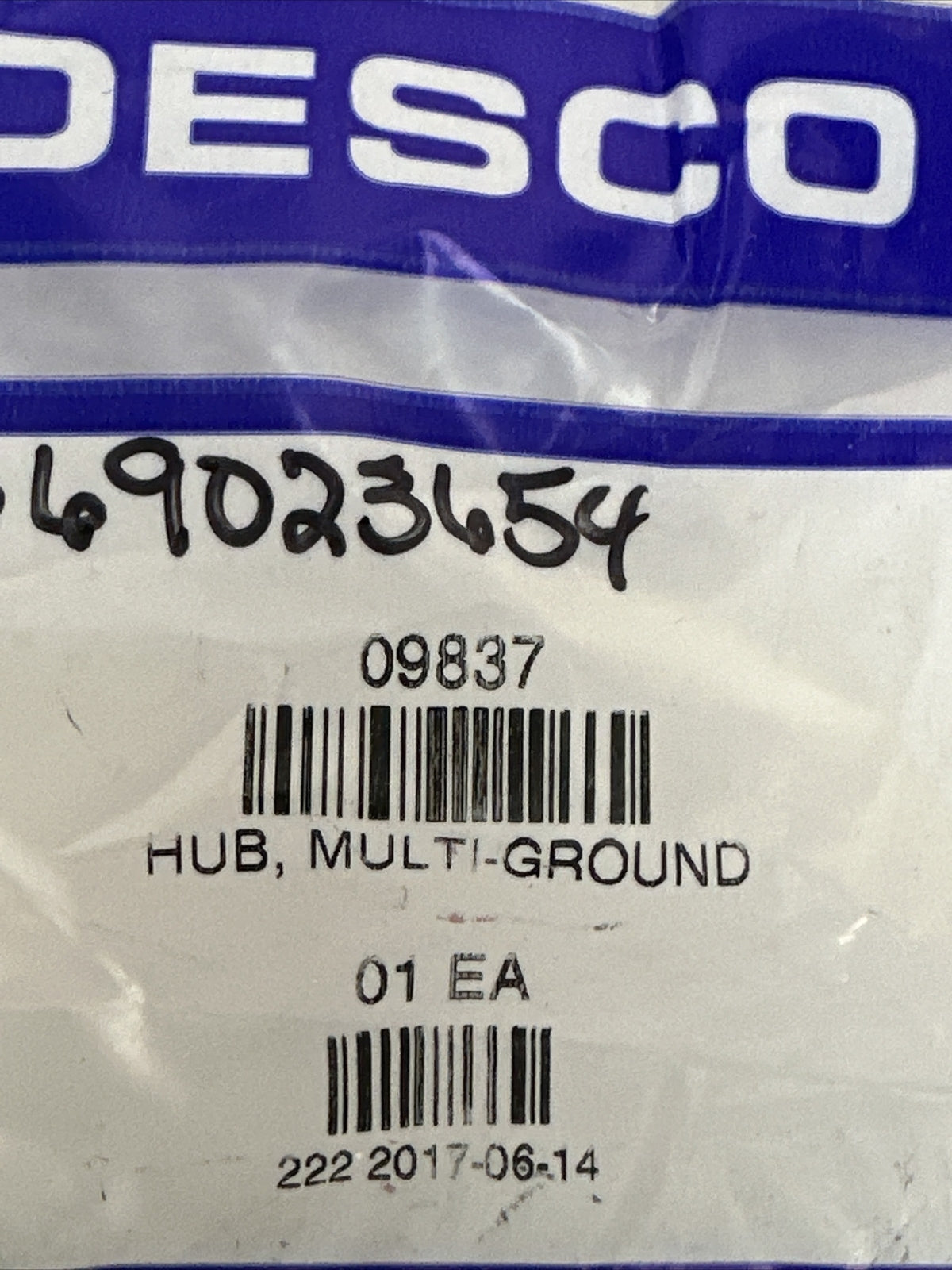 DESCO 09837 HUB MULTI GROUND