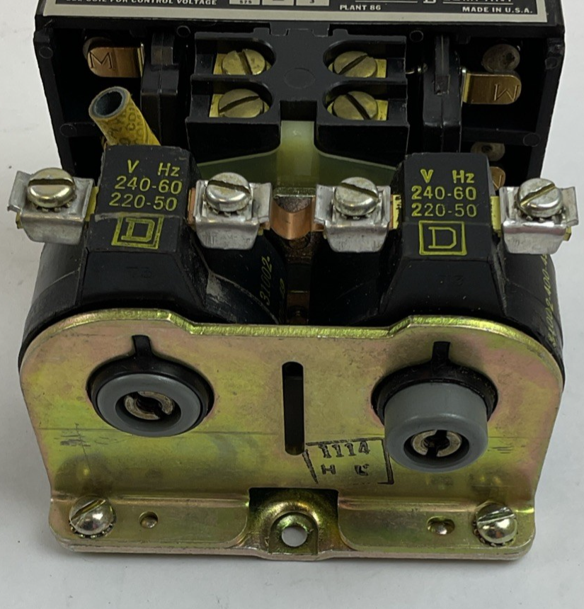 SQUARE D 8965 R0-5 AC REVERSING HOIST CONTACTOR 575V SER.D