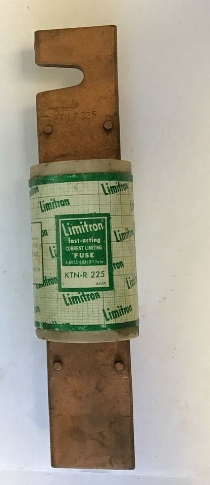 LIMITRON KTN-R 225 FAST ACTING FUSE 225AMP 250VAC CLASS R