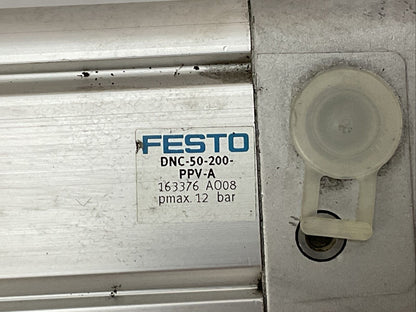FESTO DNC-50-200-PPV-A CYLINDER  pmax. 12 bar