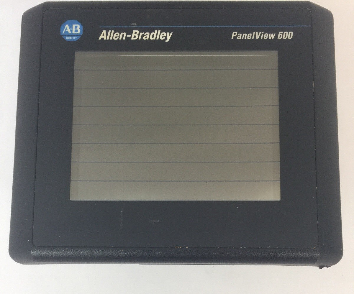 ALLEN BRADLEY 2711-T6C1L1 PANEL VIEW 600 TOUCHSCREEN  SER A REV D FRN 4.20 24VDC