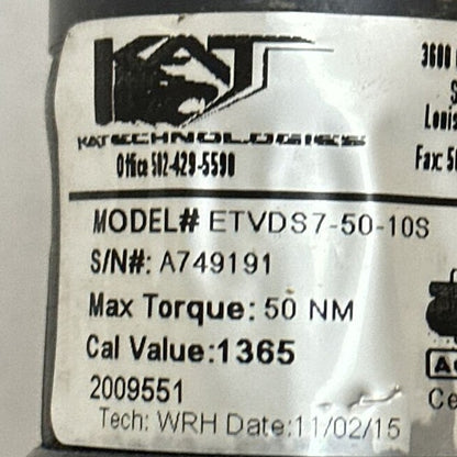 ATLAS COPCO ETVDS7-50-10S NUTRUNNER LUBBERING 80321105 16.96mm