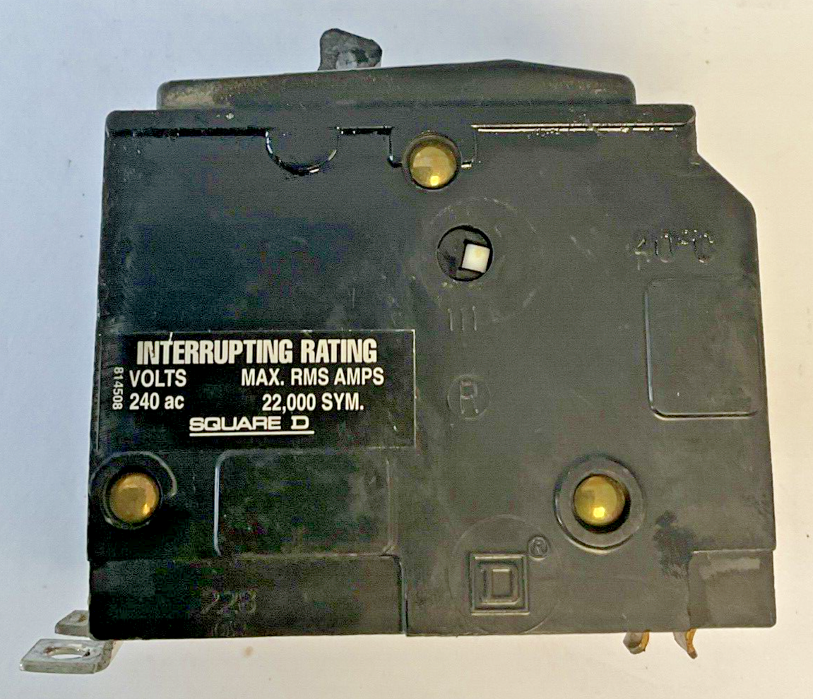 SQUARE D QOM320 CIRCUIT BREAKER 240VAC 22KA 3POLE 20A