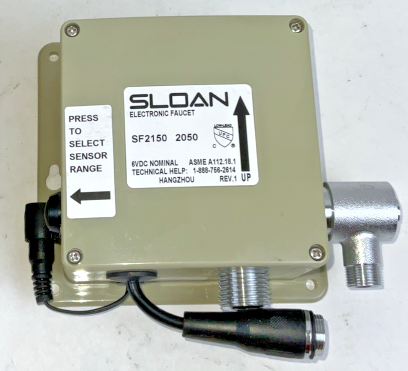 SLOAN 4FFA5 ELECTRONIC FAUCET CONTROL MODULE SFP40A 6VDC REV.1