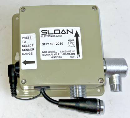 SLOAN 4FFA5 ELECTRONIC FAUCET CONTROL MODULE SFP40A 6VDC REV.1