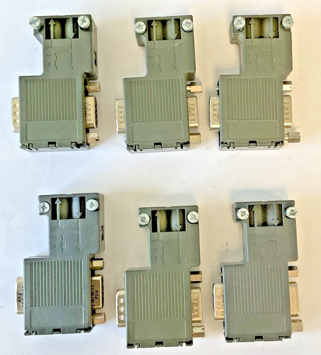 SIEMENS 6ES7 972-0BB12-0XA0 PROFIBUS BUS CONNECTOR****LOTOF6****