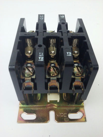 JOSLYN CLARK DP3C253-120 DEFINITE PURPOSE CONTACTOR 3P 25A FLA 30A RES 120V COIL