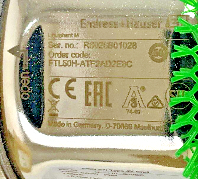 ENDRESS+HAUSER LIQUIPHANT LEVEL SWITCH FTL50H-ATF2AD2E6C
