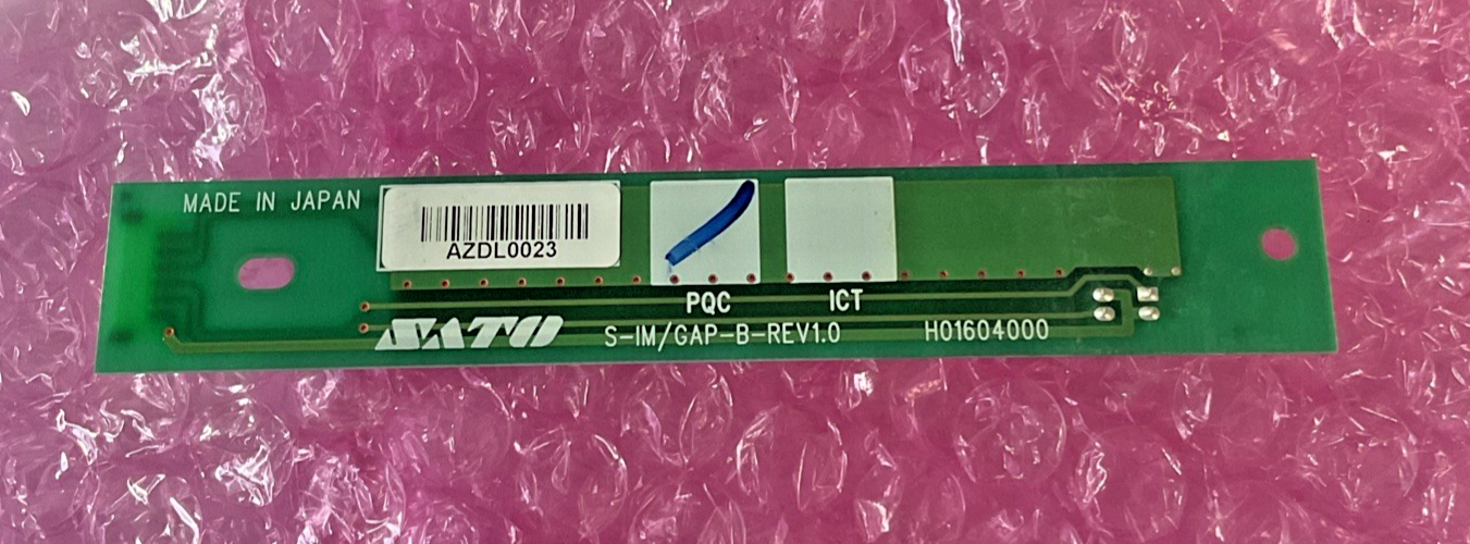 SATO S-IM/GAP-BPCB  PRINTER BOARD S-IM/GAP-B-REV1.0 GAP SENSOR