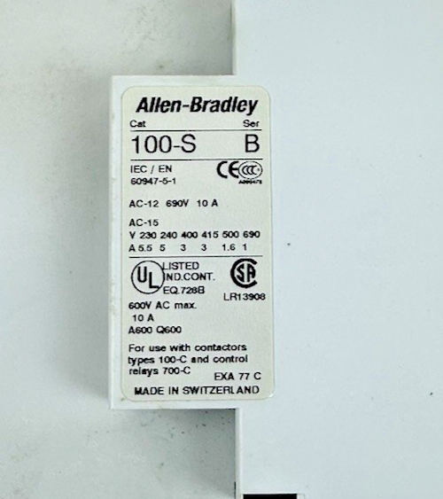 Allen Bradley 100-C60*00 Series B Contactor 60 Amp 110/120VAC 3P