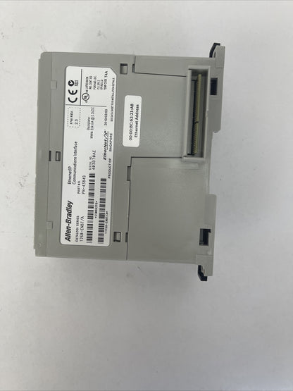 ALLEN BRADLEY 1768-ENBT ETHERNET/IP COMMUNICATIONS INTERFACE SER A F/W REV 2.3