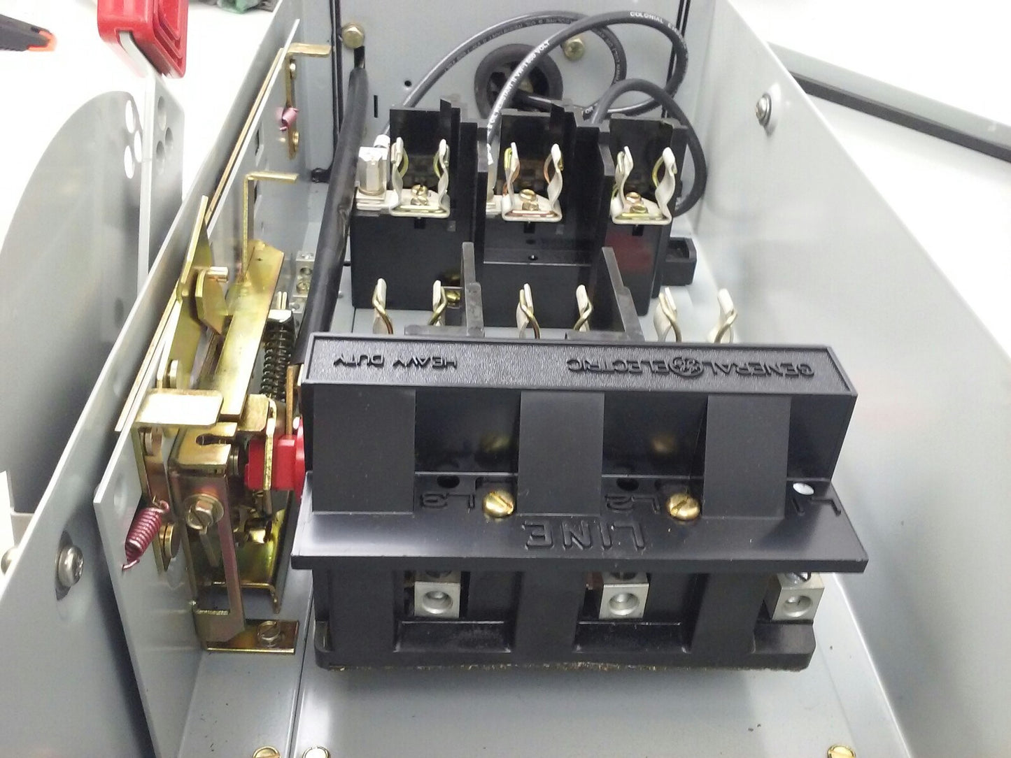GE TH3362JRS, SAFETY SWITCH, MOD.10, 60A, 600VAC/250VDC, D16419  INTERLOCK RECEP