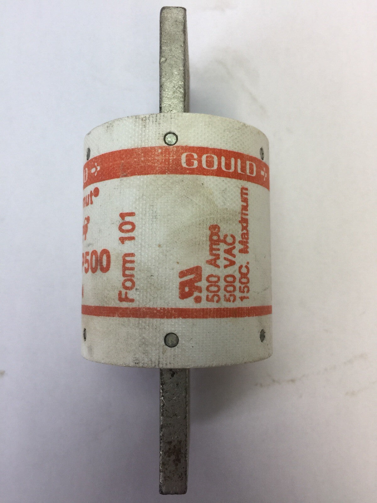 GOULD SHAWMUT AMPTRAP A50P500 FUSE 500 AMP 500VAC TYPE 4 FORM 101
