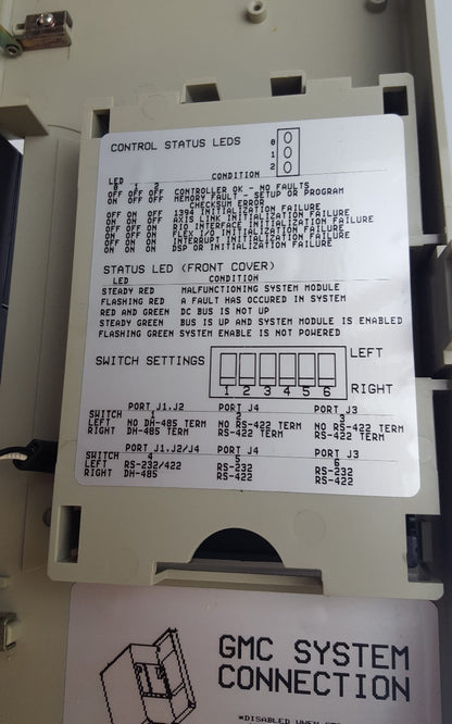 ALLEN BRADLEY 1394C-SJT05-L-RL SER C 5KW 1.5 AXIS V3.9A