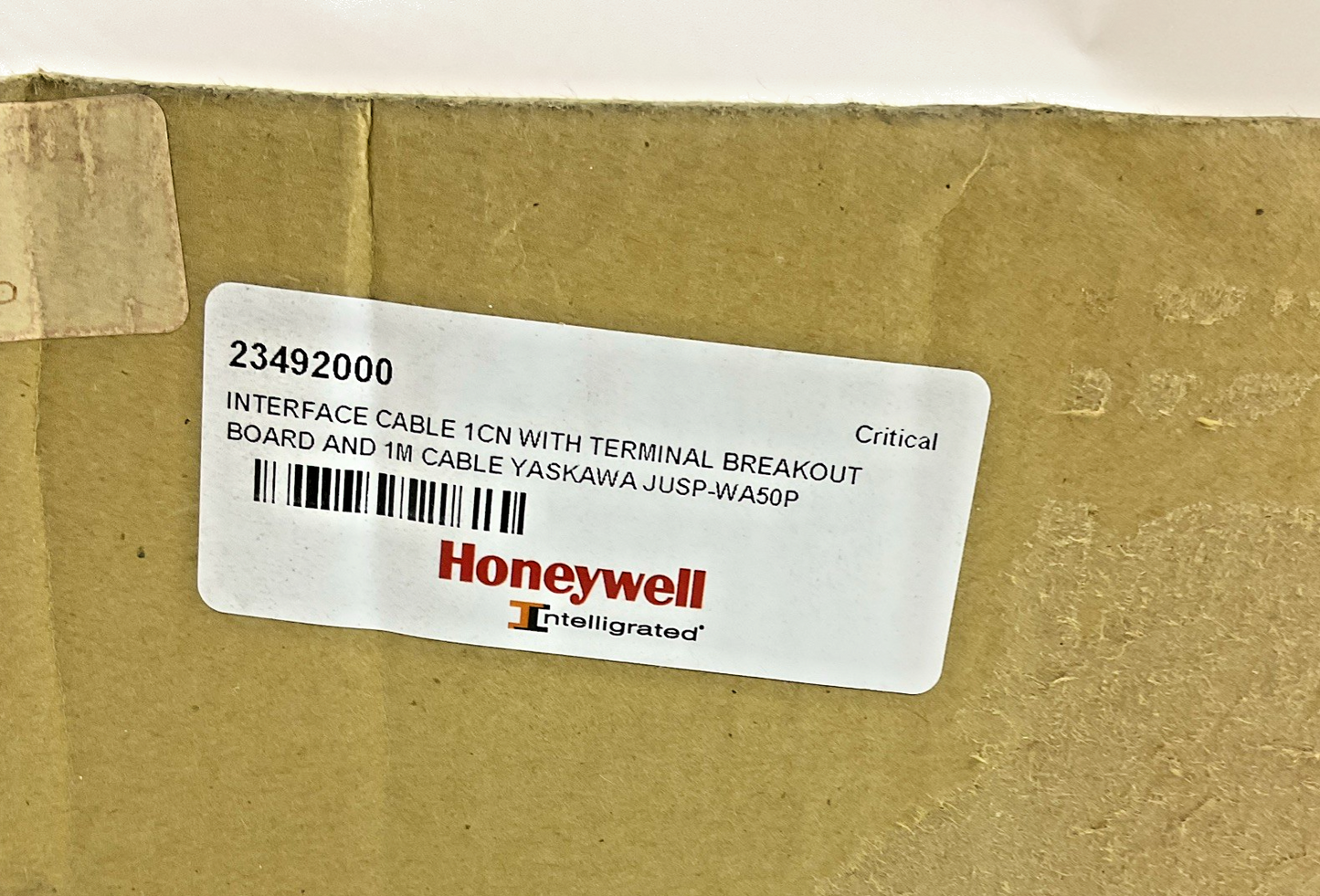 YASKAWA JUSP-WA50P-01  REV.A TERMINAL BREAK OUT BOARD W/CABLE