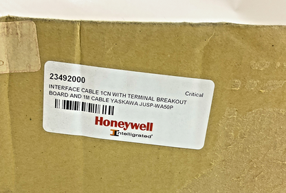 YASKAWA JUSP-WA50P-01  REV.A TERMINAL BREAK OUT BOARD W/CABLE