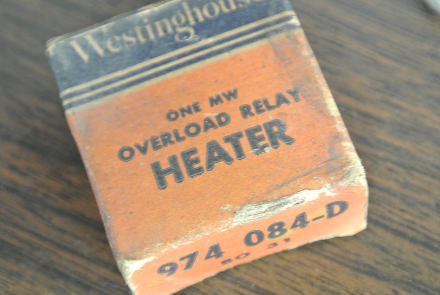 WESTINGHOUSE 974 084-D / BO 31 - OVERLOAD RELAY HEATER -  NEW SURPLUS