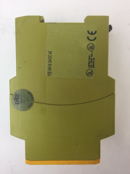 PILZ PZE X4V8/24VDC 4S SAFETY RELAY 24VDC
