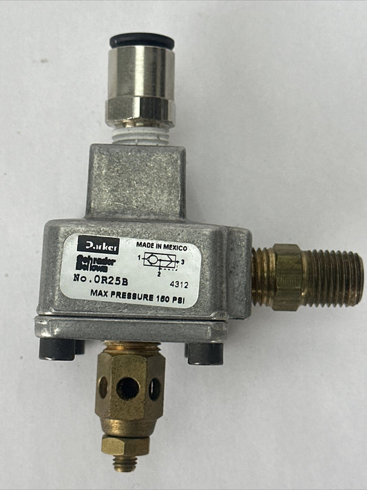 PARKER 0R25B 1/4" QUICK EXHAUST VALVE 150PSI