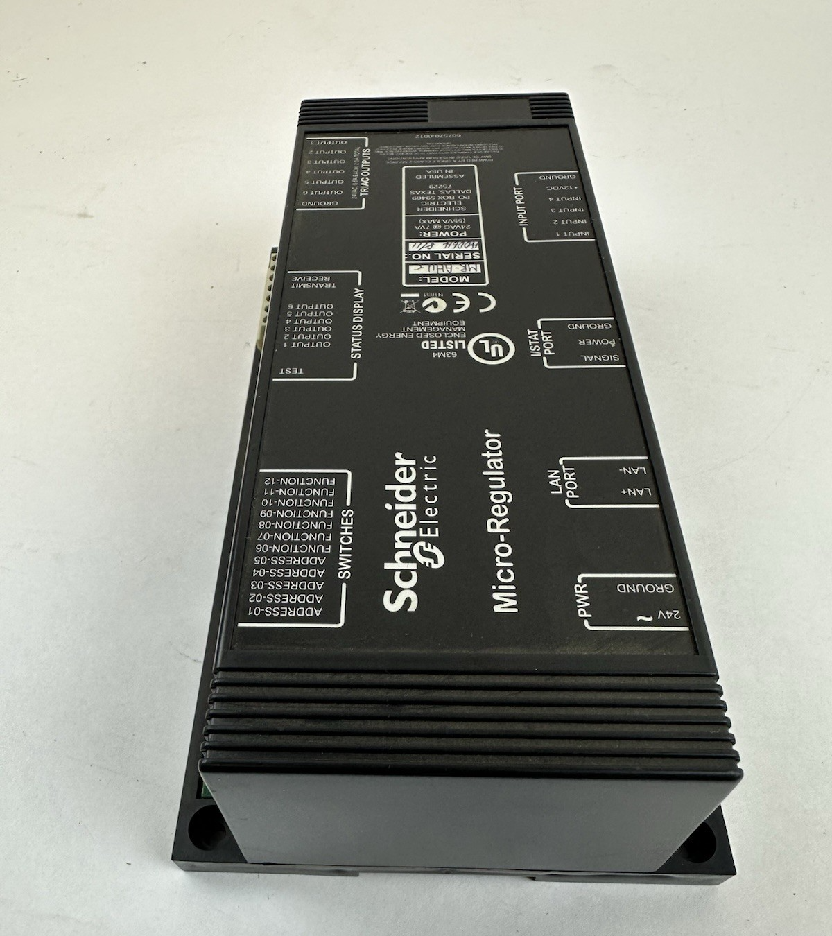 SCHNEIDER ELECTRIC MR-AHU-C MICRO-REGULATOR 330815-02