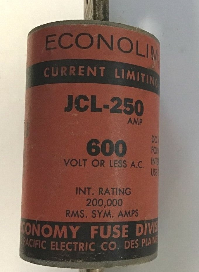 FEDERAL PACIFIC ECONOLIM JCL-250 FUSE 250A 600VAC