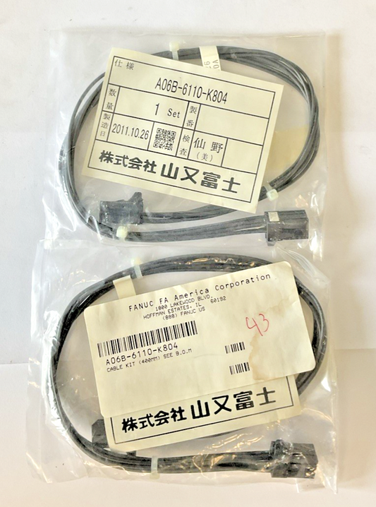 FANUC A06B-6110-K804 CABLE HARNESS ***LOTOF2***