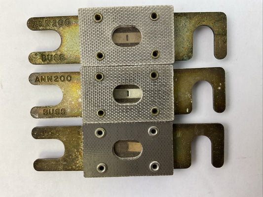 BUSS ANN200 FUSE 200A (LOT OF 3)