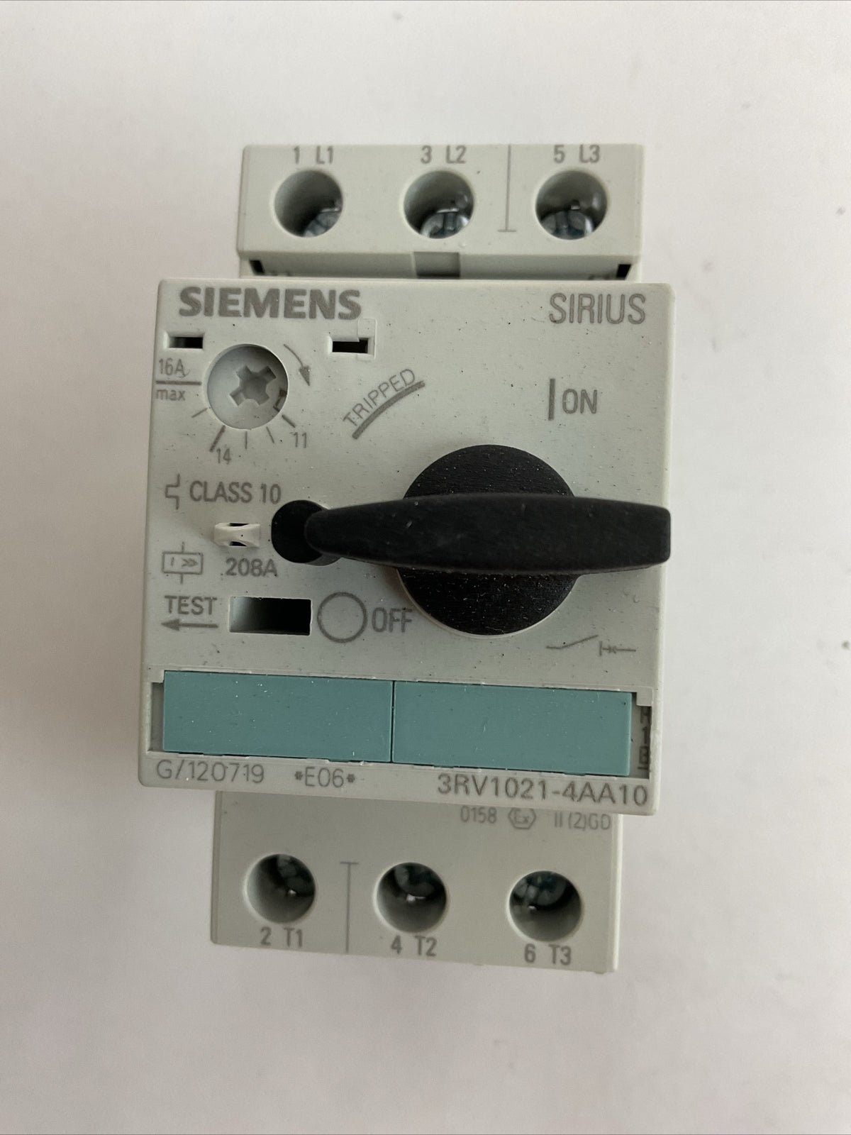 SIEMENS 3RV1021-4AA10 CIRCUIT BREAKER 11-16A